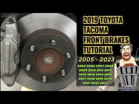 How to Replace Front Brake Pads on a 2005-2026 Toyota Tacoma (Trim: SR)