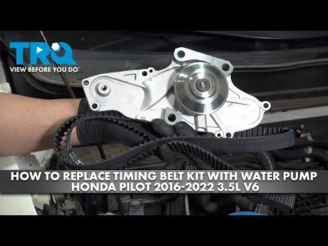 How to Replace the Water Pump on a 2016 Acura RDX (J35 V6) Timing Belt Service