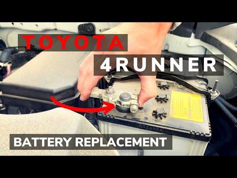 How to Replace the 12V Battery on a 2018 Toyota 4Runner (Group 24F)
