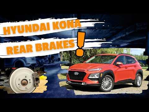 How to Replace Rear Brake Pads and Rotors on a 2018 Hyundai Kona (EPB Service Mode)