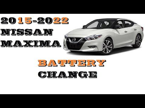 How to change replace Battery in Nissan Maxima 2015-2022