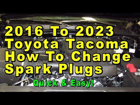 2016 To 2023 Toyota Tacoma How To Change Spark Plugs With Part Numbers - Quick & Easy