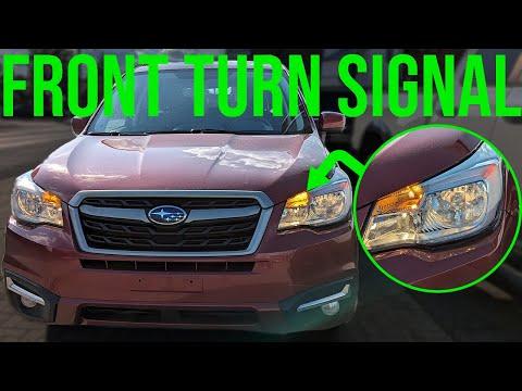 How to Replace Front Turn Signal Bulbs on a 2014 Subaru Forester (7440A Amber)