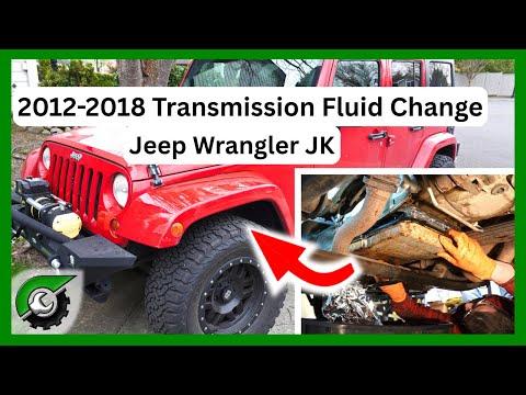 Jeep Wrangler JK Transmission Fluid Change 2012-2018