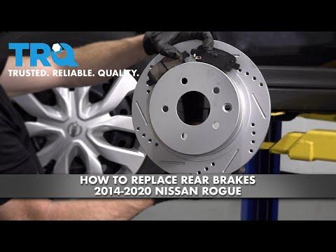 How to Replace Rear Brake Pads and Rotors on a 2017 Nissan Rogue