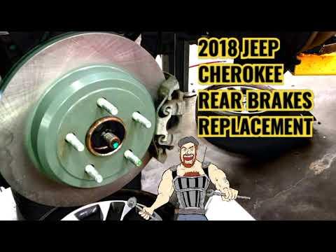 2018 JEEP CHEROKEE REAR BRAKES TUTORIAL (Pads & Rotors)