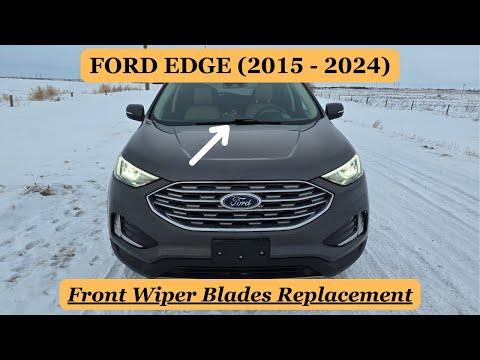 How to Replace Front Windshield Wipers on a 2015-2024 Ford Edge