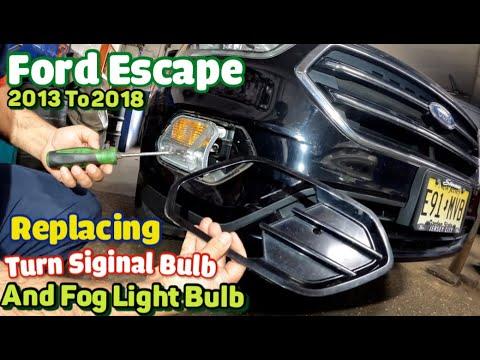 How to Replace Front Turn Signal Bulbs on a 2015 Ford Escape