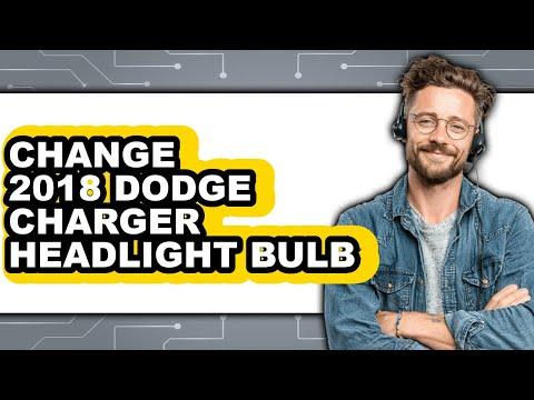 How To Change 2018 Dodge Charger Headlight Bulb (Easy Method)