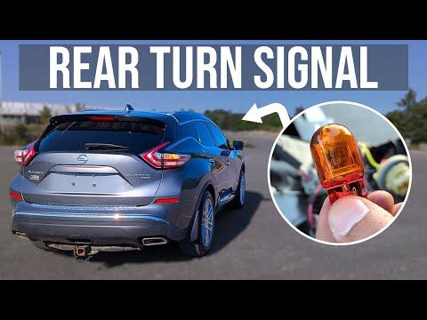 How to Replace Rear Turn Signal Bulb - Nissan Murano (2015-2024)