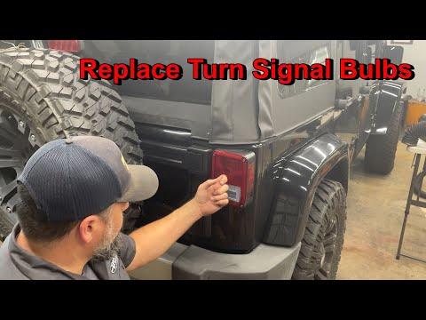 How To: Replace Rear Turn Signal Bulbs Jeep Wrangler JK/JKU