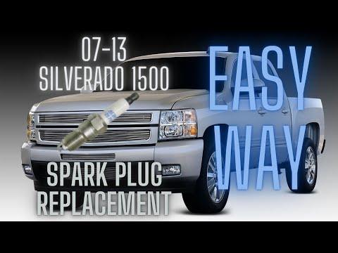 2007 - 2013 Silverado 1500 spark plug Replacement, the easy way. V8 5.3