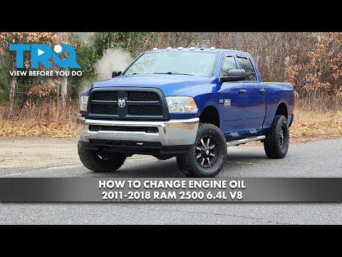 How to Change Engine Oil 2011-2018 RAM 2500 6.4L V8