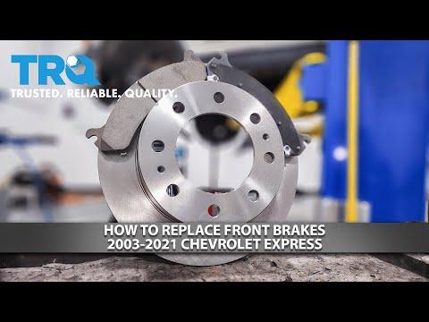 How to Replace Front Brakes 2003-2021 Chevrolet Express 3500