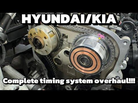Hyundai/Kia 2.0T and 2.4 Theta 2 Timing chain, electric cam phaser, and tensioner replacement!!
