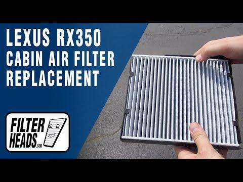 How to Replace the Cabin Air Filter on a 2016 Lexus RX350 (Step-by-Step)