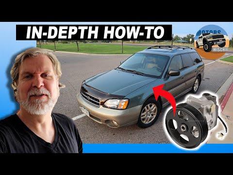 How to Replace the Power Steering Pump on a 2010-2012 Subaru Outback (Engine: Flat 4 2.5L)