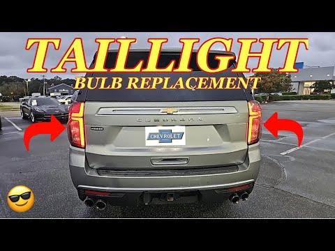 How to Replace Both Taillight Bulbs on a 2016 Chevrolet Suburban (7443)