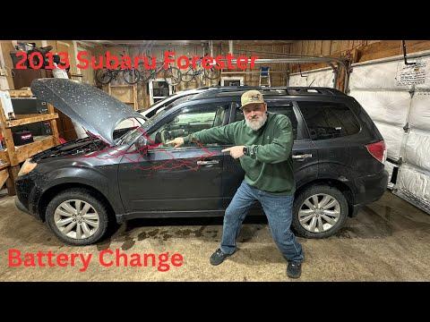 2013 Subaru Forester Battery Change