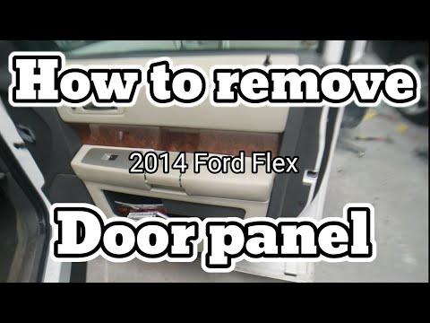 How to remove door panel ford flex.