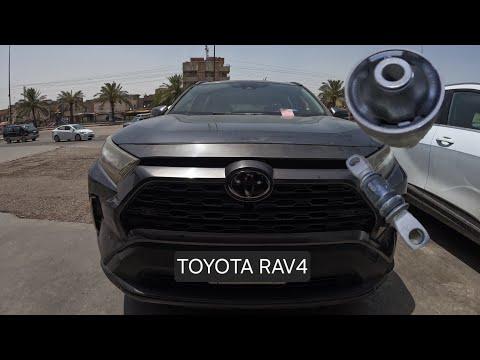 how to replace bushing front control arm - stabilizer link ... toyota rav4 2019-2024