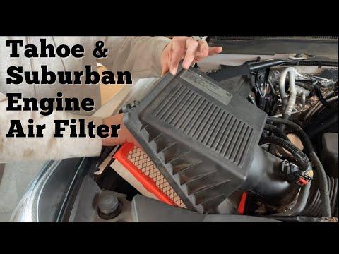 2015 - 2020 Chevy Tahoe & Suburban Engine Air Filter - How to Change Remove Replace - Chevrolet 5.3