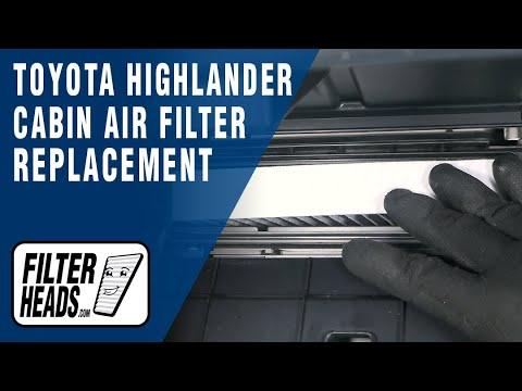 How to Replace the Cabin Air Filter in a 2008-2019 Toyota Highlander