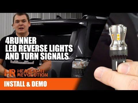 BRIGHTEST LED Reverse and Turn Signal Bulbs Toyota 4Runner 2014-2018 Install