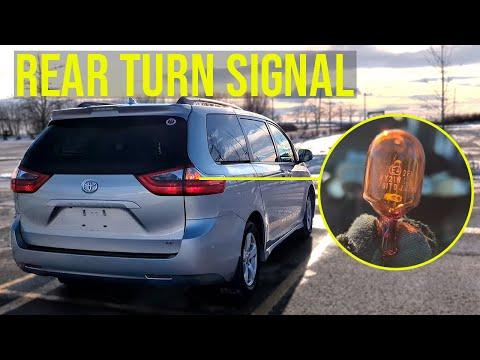 How to Replace Rear Turn Signal Bulb - Toyota Sienna (2011-2020)
