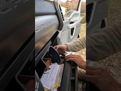 F350 Cabin Air Filter Replacement in 1 Minute