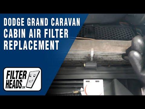 How to Replace the Cabin Air Filter on a 2016 Dodge Grand Caravan