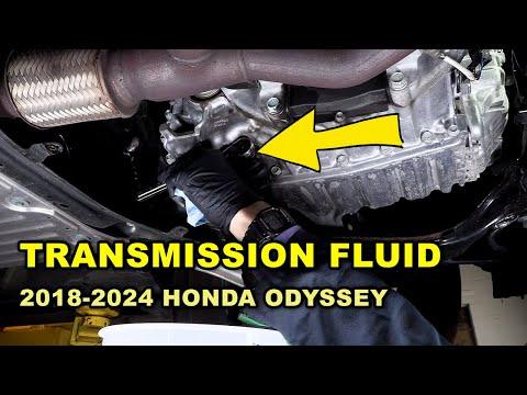 How to Change Transmission Fluid on a 2001-2019 Honda Odyssey (Engine: V6 3.5L)