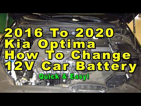 How to Replace the Battery on a 2016 Kia K900 (Trunk-Mounted 12V)