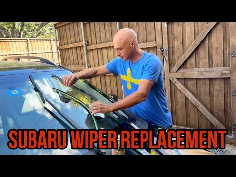 2018 Subaru Crosstrek Front and Rear Windshield Wiper Replacement