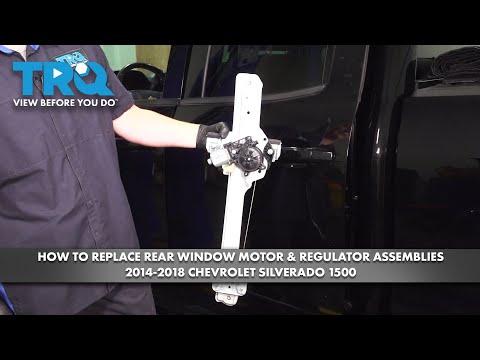 How to Replace the Rear Sliding Window Regulator on a 2014-2018 GMC Sierra 1500