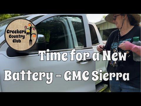 How to replace a Battery in a 2017 GMC Sierra 1500. Step-by-step.
