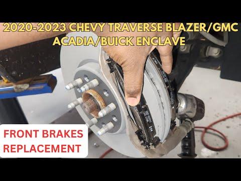 2020-2023 Chevy Traverse & Blazer/GMC Acadia front brake replacement tutorials