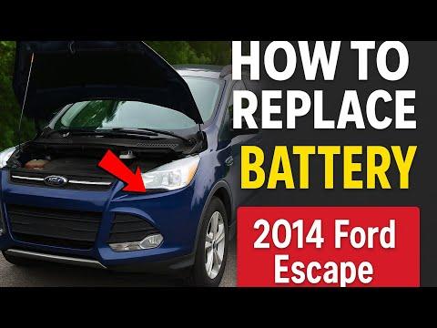 How to Replace the Battery on a 2001-2019 Ford Escape (Engine: Inline 4 2.5L)