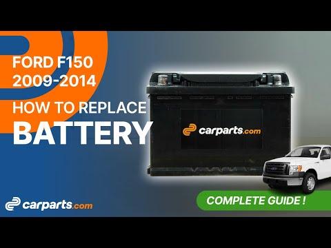 How to replace the Battery 2009-2014 Ford F150 ⚡