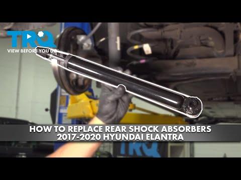 How to Replace Rear Shock Absorbers 2017-2020 Hyundai Elantra