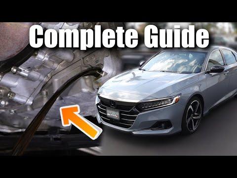 How To Change Transmission Fluid 2017-2022 Honda Accord - COMPLETE GUIDE
