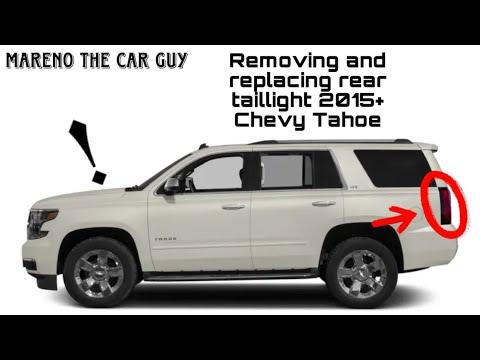 Replace rear turn signal bulb 2015+ Chevy Tahoe