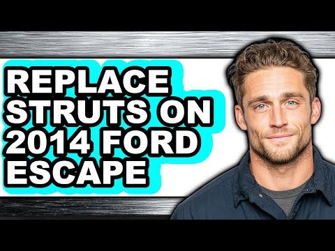How to Replace Struts on a 2014 Ford Escape (Only Way)