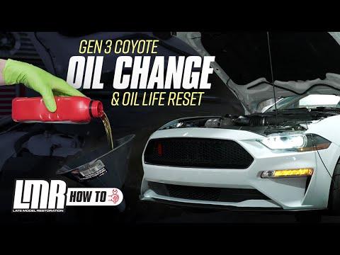 2018 Ford Mustang Maintenance Guide: Replace Engine Air Filter + Change Oil & Oil Filter
