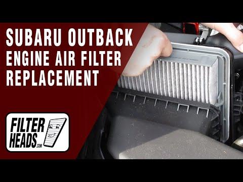 How to Replace Engine Air Filter 2013 Subaru Outback H4 2.5L | TA35592, AF3984