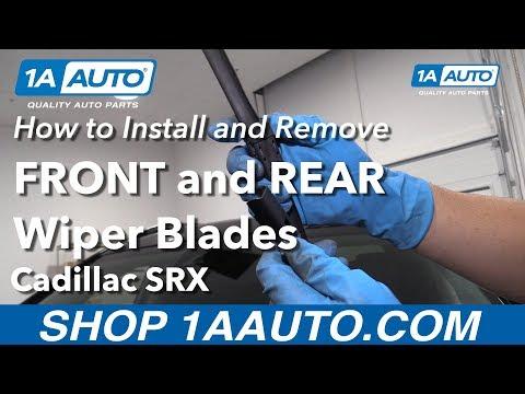How to Replace Front & Rear Wiper Blades 10-16 Cadillac SRX
