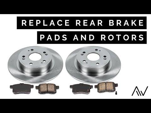 How to Replace Rear Brake Pads and Rotors on a 2008-2017 Honda Accord (Engine: V6 3.5L)