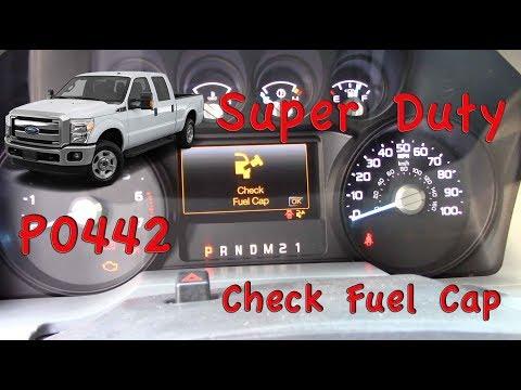 Ford F250 F350 Check Gas Cap Diagnostic and Fix P0442