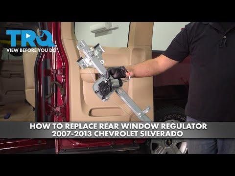 How to Replace Rear Window Regulator 2007-2013 Chevrolet Silverado