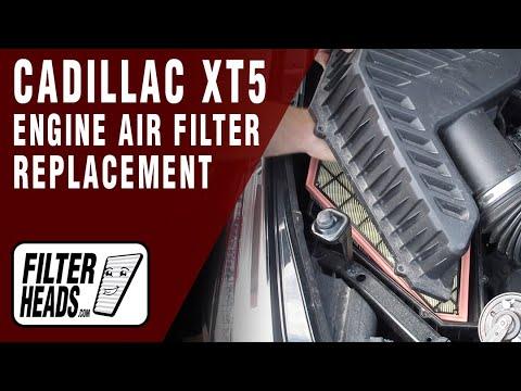 How to Replace the Engine Air Filter on a 2018 Cadillac XT5